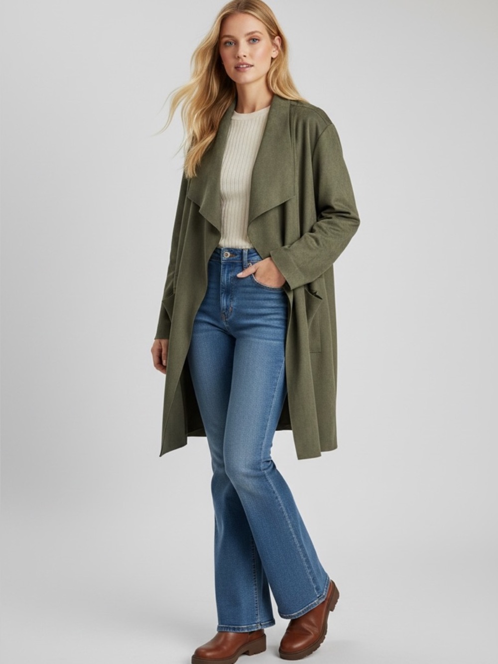 C est 1946 Monaco Olive Green Jacket NWOT